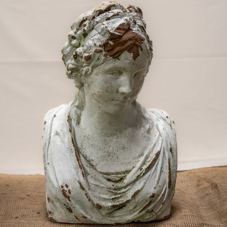 Lady Bust of Terracotta - 2 ft Tall, 16 inches Wide