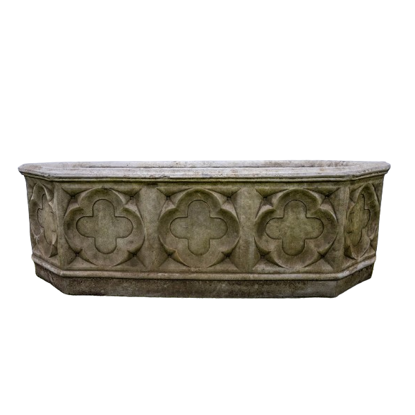 Stone Planter - 35 inches Long, 1 ft Deep