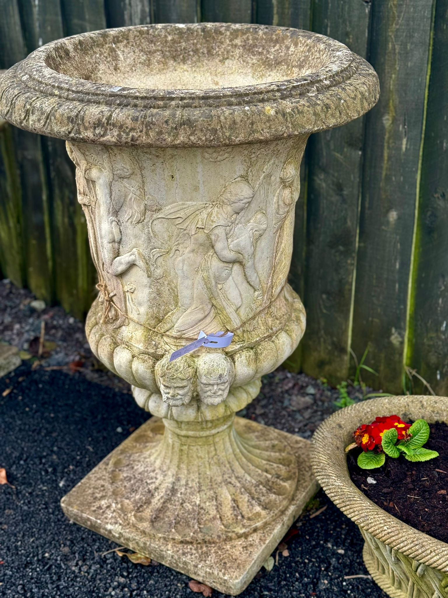 Stone Urns - 3 ft Tall, 2 ft 2 Wide