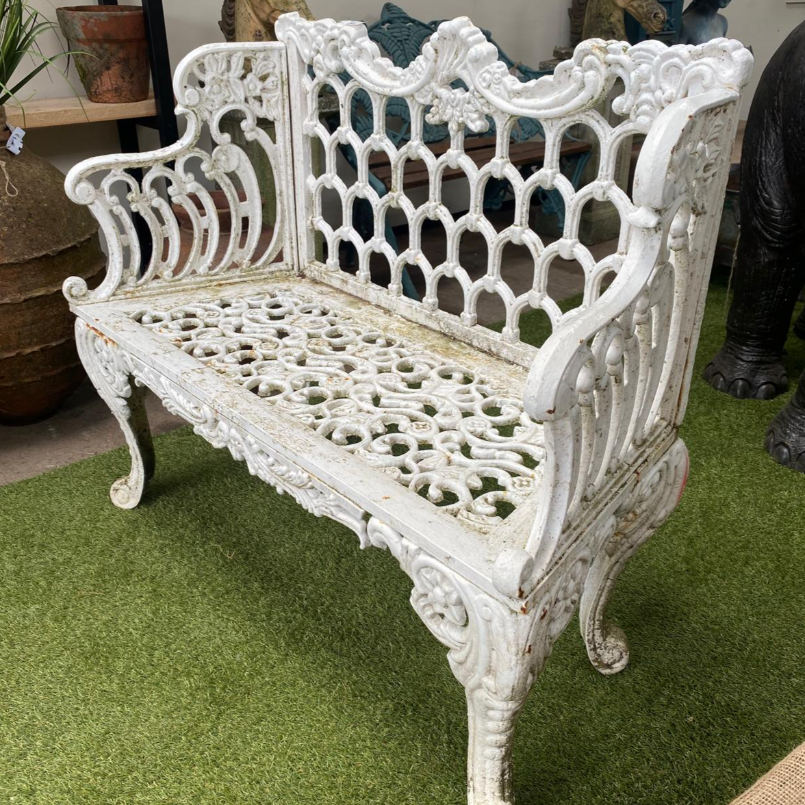 Beautiful Cast Iron Victorian Bench