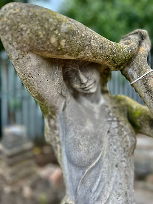 Stone Statue of The Shy Maiden