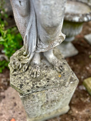 Stone Statue of The Shy Maiden