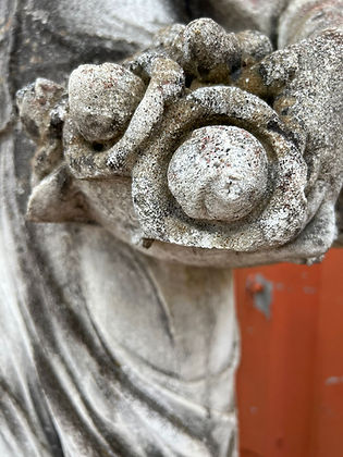 Stone Four Seasons Statues on Plinths