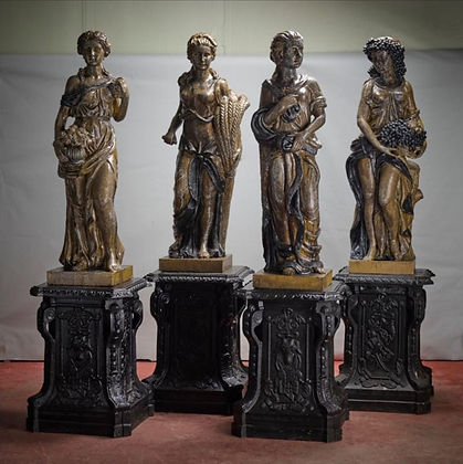 Cast Iron Four Seasons Statues