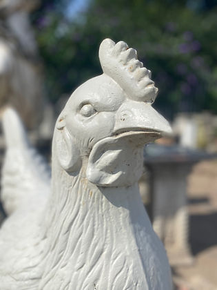 Large Victorian Cast Iron Cockerel