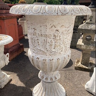 Large Cast Iron Urn