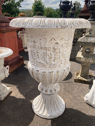 Large Cast Iron Urn