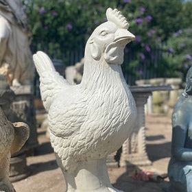 Large Victorian Cast Iron Cockerel