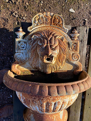 Cast iron  Victorian wall water fountain