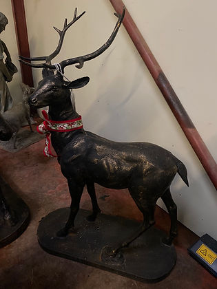 Heavy Cast Iron Stag